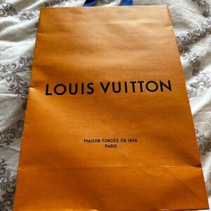 Louis Vuitton Orange Shopping Bag